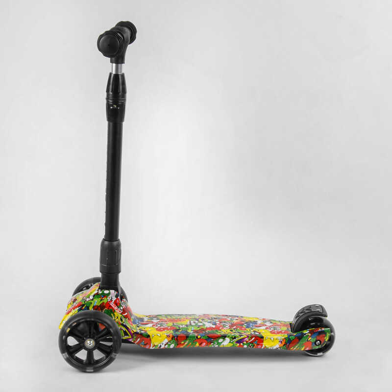 Самокат_трехколесный_Best_Scooter_59-208_MAXI_(6)_складной_алюминиевый_руль_3_колеса_PU_со_светом_пе