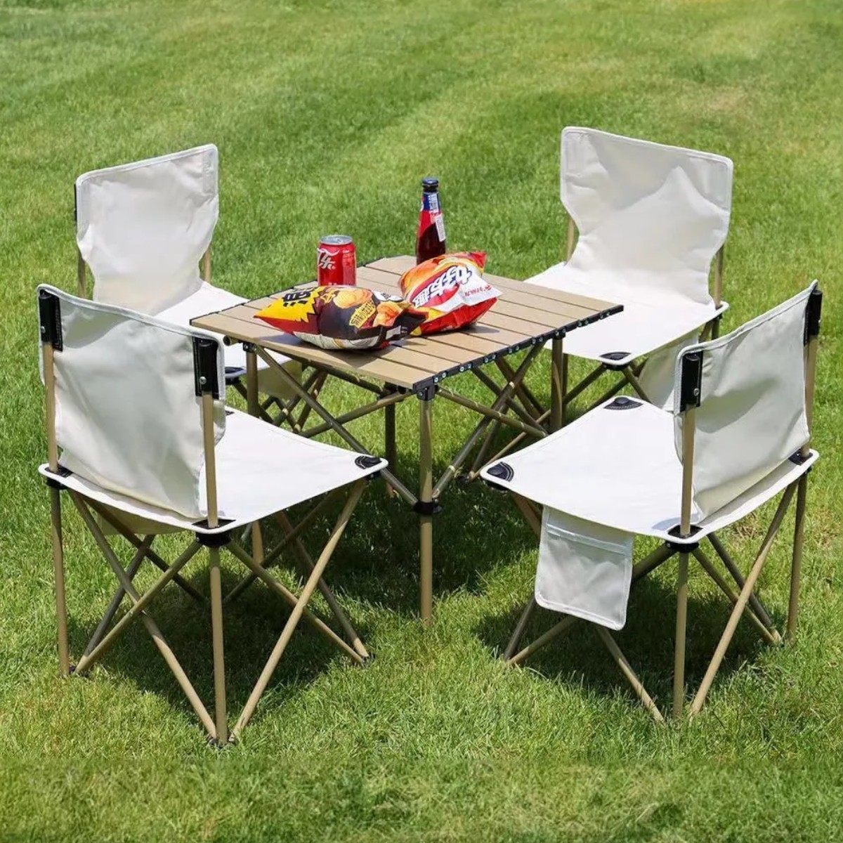 Стіл розкладний туристичний Folding table 52 х 52 х 51 см (MH-5507) 