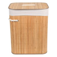 Бамбуковая корзина для белья Bamboo Laundry с крышкой 42 х 31 х 50 см (R35097)