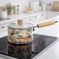 Ковш кухонный с боросиликатного скла A-PLUS 1.8 л (1055)
