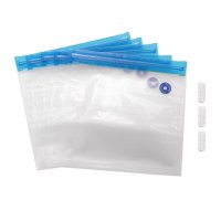Вакуумные пакеты Vacuum Bag для пищевых продуктов с застежкой и клапаном 6 шт 30 х 34 см (R37418-30)