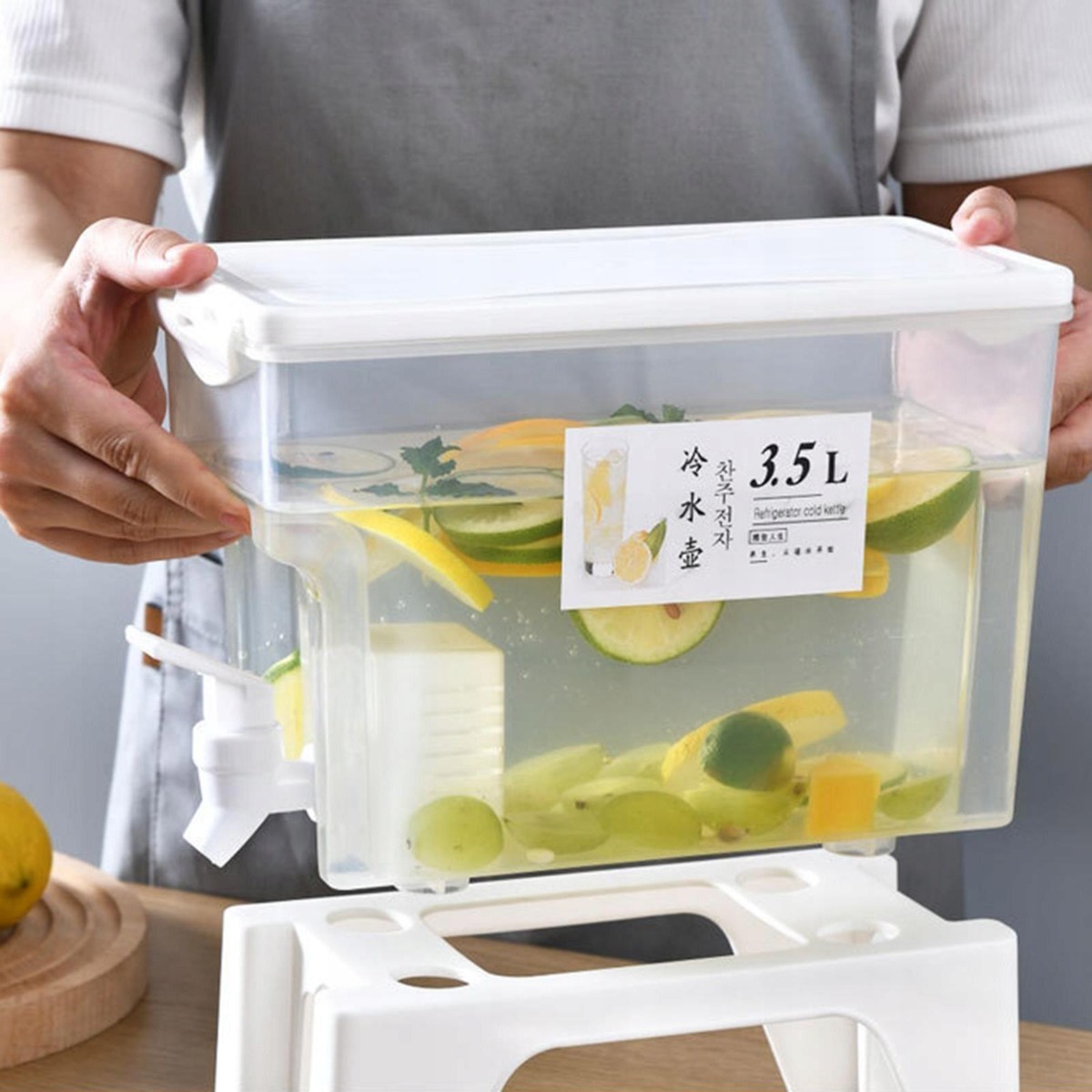 Лимонадник пластиковий із краном Lemonade Bottle 3.5 л (R93237)