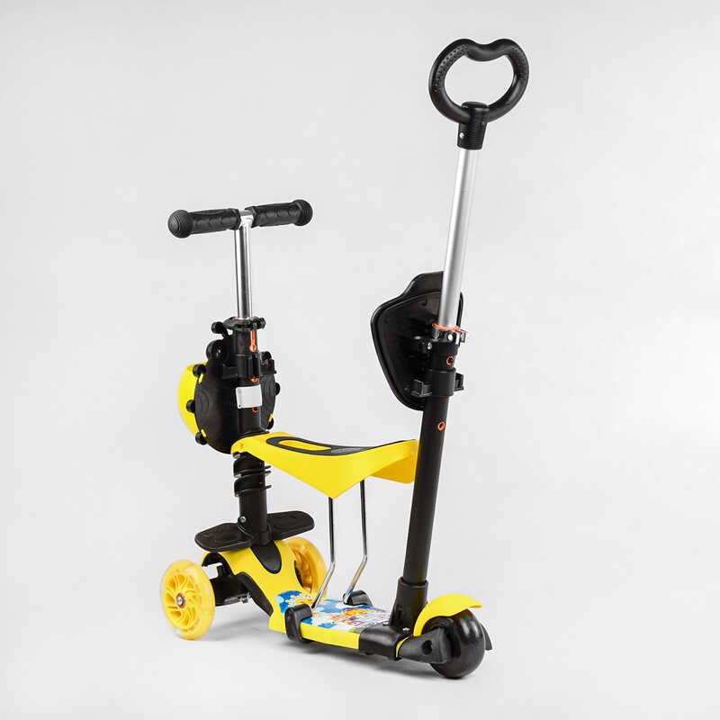 Самокат_5в1_трехколесный_22044_(1)_Best_Scooter_с_защитным_бампером_PU_колеса_ПОДСВЕТКА__КОЛЕС_в_кор