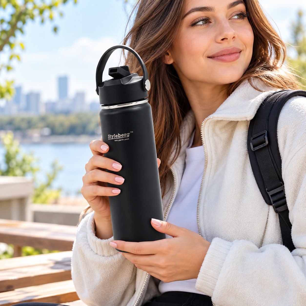 Термос Styleberg 650 мл (1610 L) Black