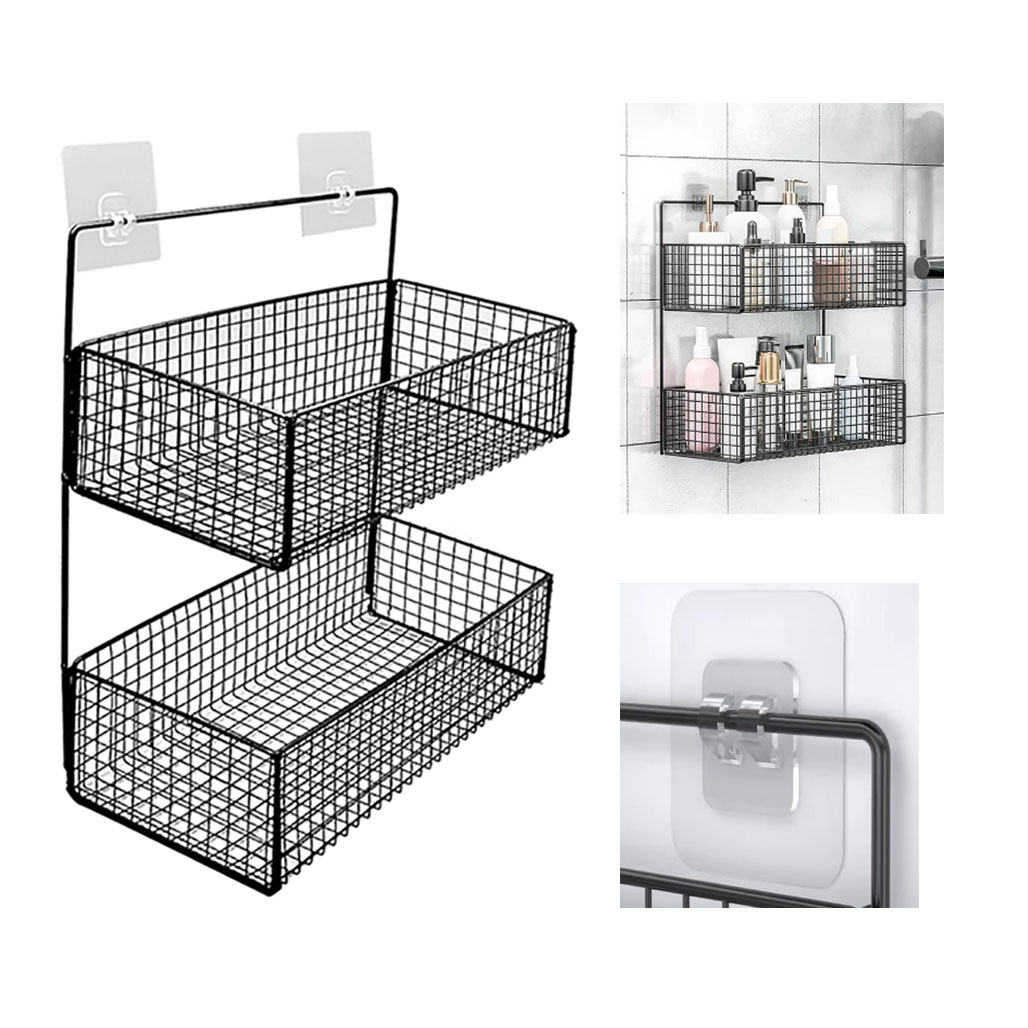 Полиця універсальна настінна Modern Home 2 яруси 35.5 х 36.5 х 15.5 см (TL00413)