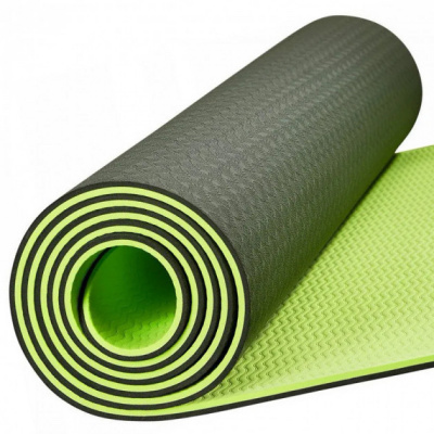 Мат для йоги Yoga Mat TPE 173 х 61 см (R17822) (Салатовый)