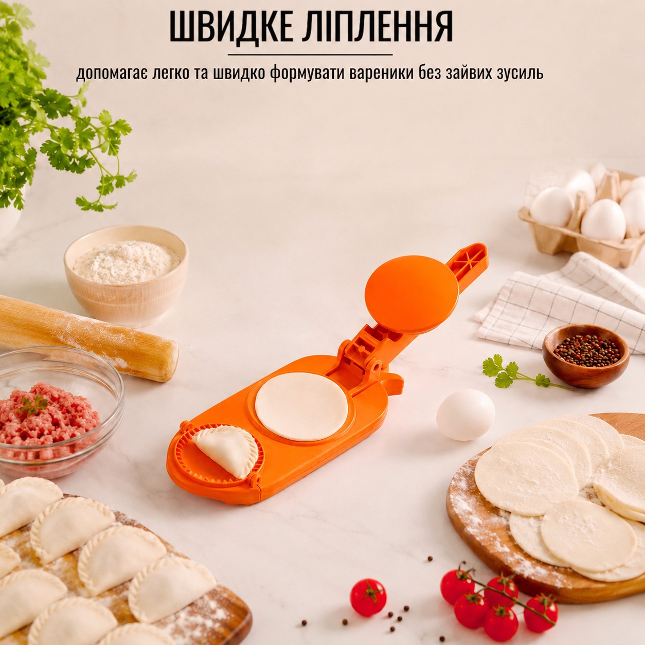 Устройство для лепки пельменей вареников DIY