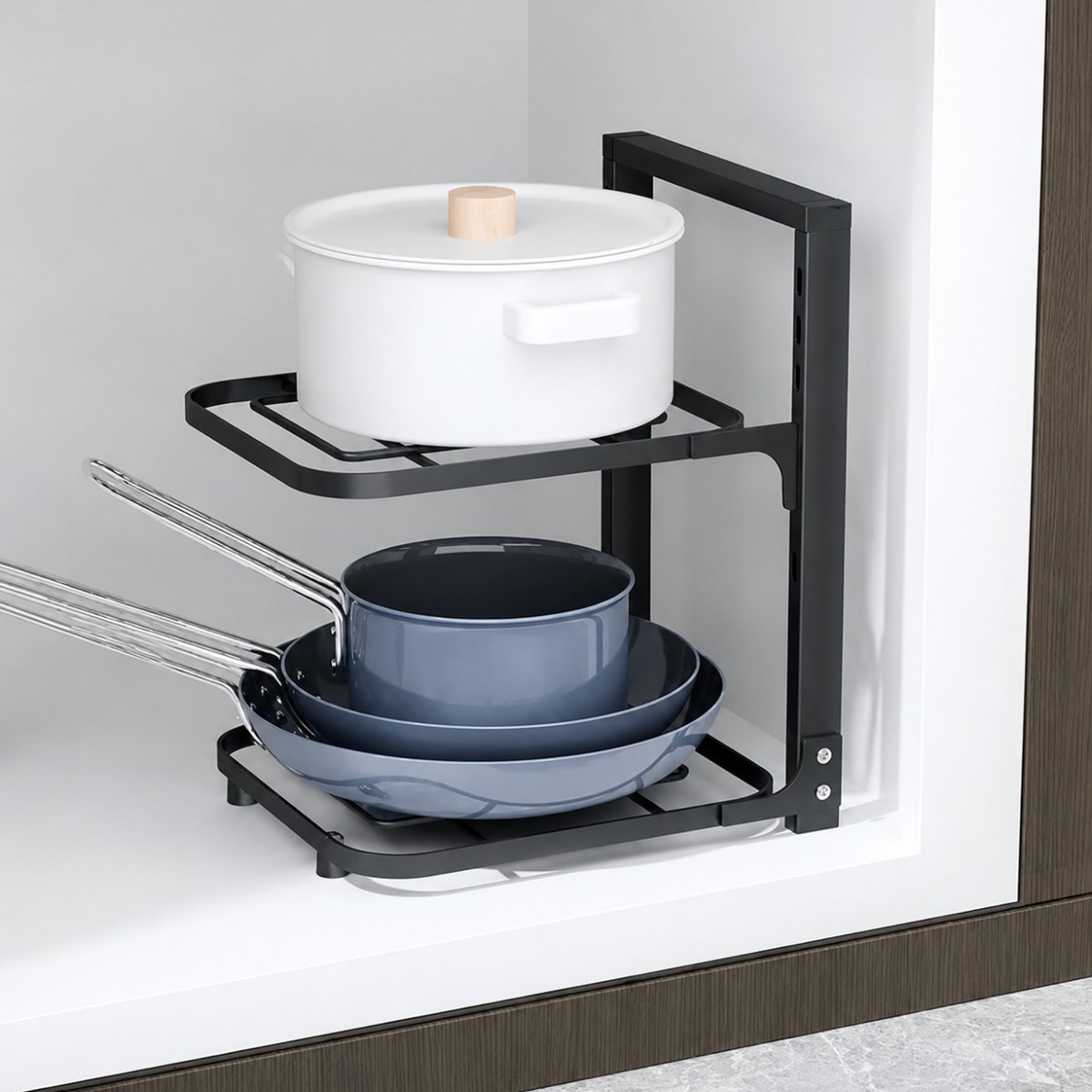 Полиця-органайзер кухонна Storage Rack 2 яруси 26 х 22 х 33 см (R94697)