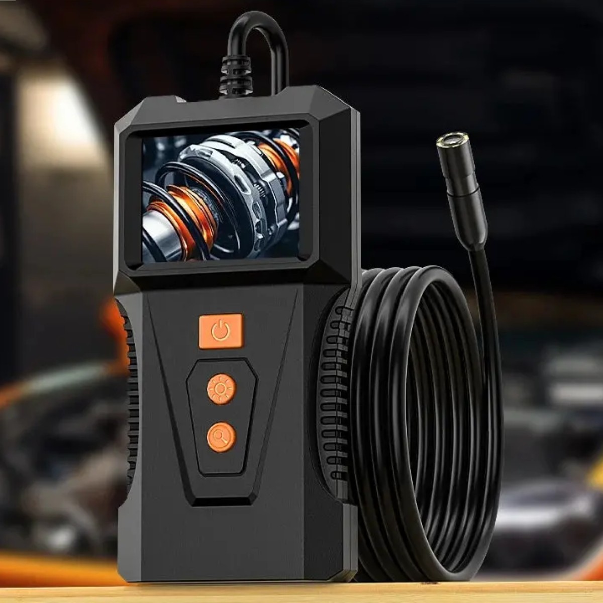 Камера эндоскоп с экраном Endoscope эндоскопическая камера с кабелем 5 м и подсветкой   