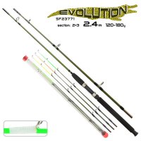 Спиннинг фидер оригинал Crocodile Evolution 2.4 м 180 г 2+3k (SF23771)