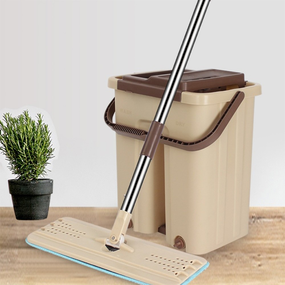 Швабра з відром Flat Mop автоматичний віджимання (345 MOP)