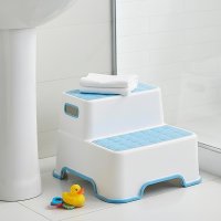 Детская подставка-ступенька Антискользящее покрытие Bimbo табурет для ног в ванную, туалет (3106-59)