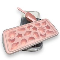 Форма для льоду з контейнером та лопаткою ICE MAKE 27 х 12 х 7.5 см (R92457)