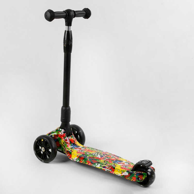 Самокат_трехколесный_Best_Scooter_59-208_MAXI_(6)_складной_алюминиевый_руль_3_колеса_PU_со_светом_пе