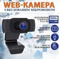 Веб камера с микрофоном для компьютера Piranha