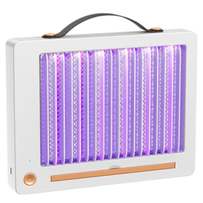 Лампа ловушка от комаров электрическая Electric Shock Mosquito Lamp светильник от насекомых (Белый)