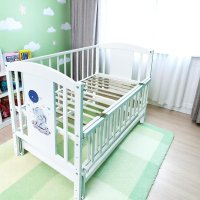 Кроватка детская маятник опускной борт TOYS ЛИЛИ-2 