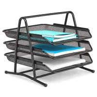 Лоток для бумаги горизонтальный Document Tray 3 отделения 35 х 27 х 26 см (ST00268)