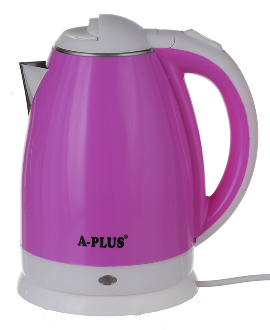 Электрочайник A-PLUS 2,0 л Нержавейка (2128) Фиолетовый