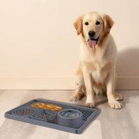Миска коврик для животных Licking Pad напольный коврик для лизания и медленного кормления 31 х 21см