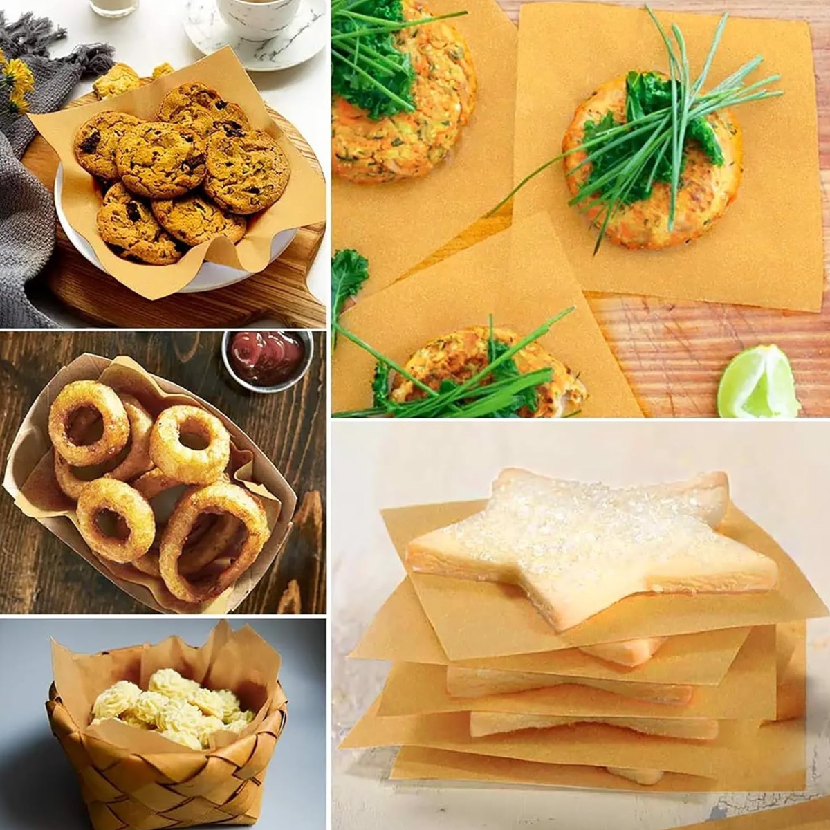 Пергамент листовий для випічки Baking Paper 25 х 25 см 50 шт (0023)