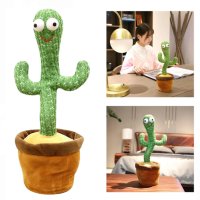 Танцующий кактус поющий повторюшка Dancing Cactus