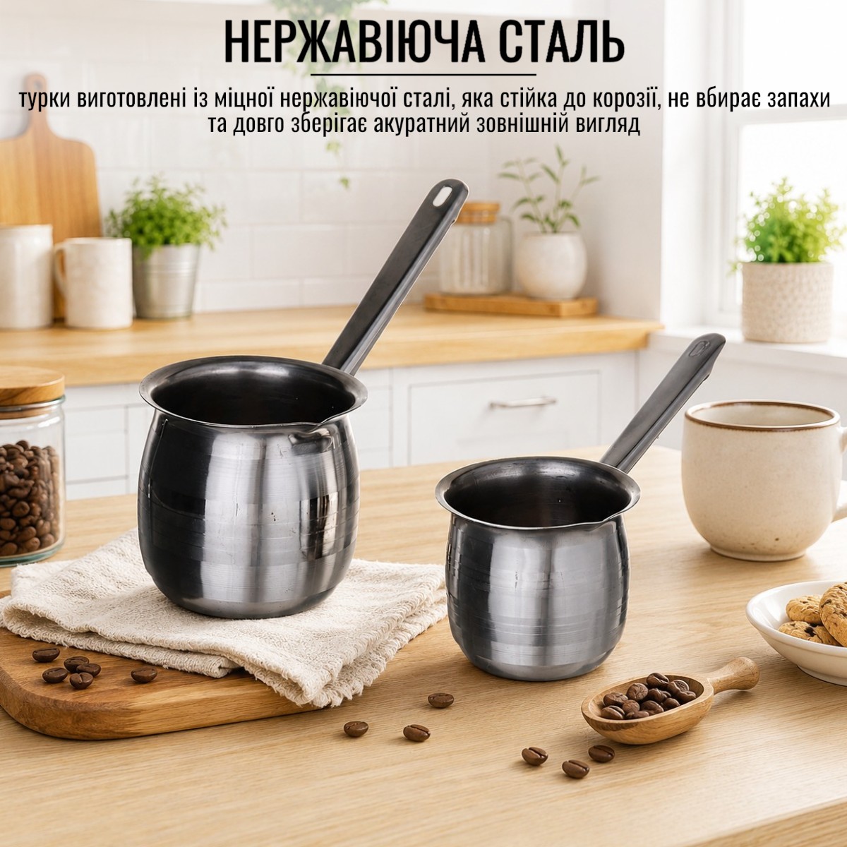 Турки набір A-PLUS 360 мл та 720 мл (0271) Нержавіюча сталь