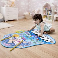 Детский музыкальный коврик 2 в 1 Music Blanket игрушка со звуками для детей (YYD-06)