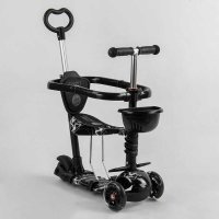 Самокат_5в1_S_0452_(1)_Best_Scooter_АБСТРАКЦИЯ_с_защитным_бампером_PU_колеса_ПОДСВЕТКА__КОЛЕС_в_коро