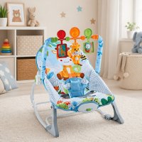 Детский шезлонг Hu-Baby убаюкивающий центр для новорожденных детей, детское кресло качели (69897)