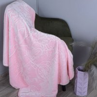 Плед детский велюровый Медвежонок Colorful Home 105 х 135 см (36968) Светло-розовый