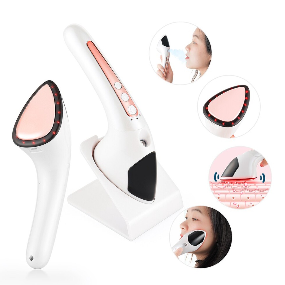 Массажер микротоковый для лица и шеи Face Light Line Lifting Firming