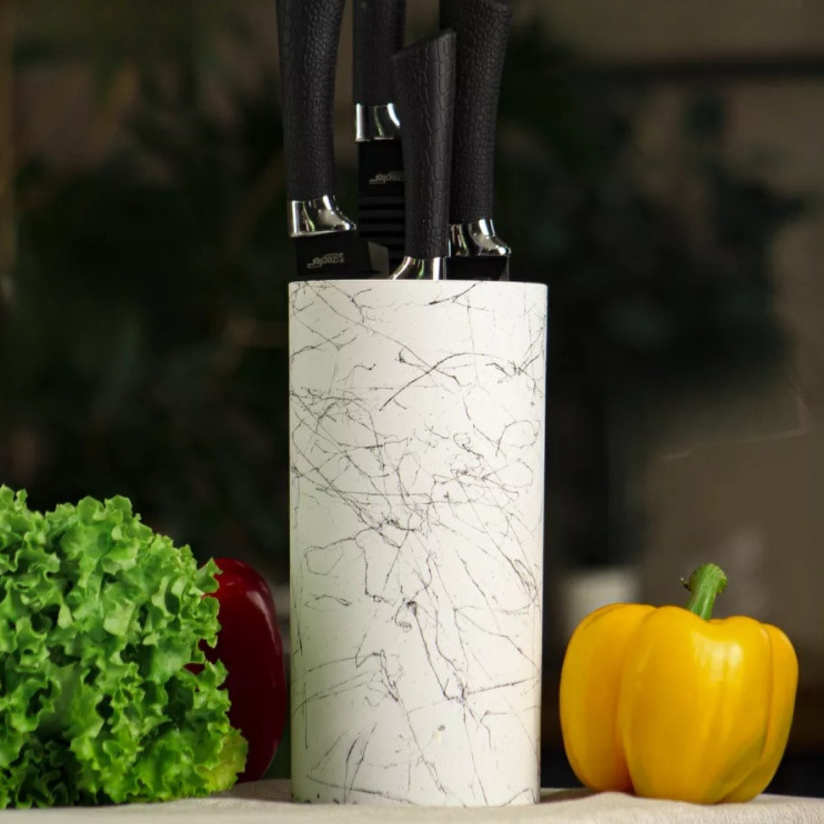 Підставка для ножів універсальна Marble 11 х 22 см (R41391)