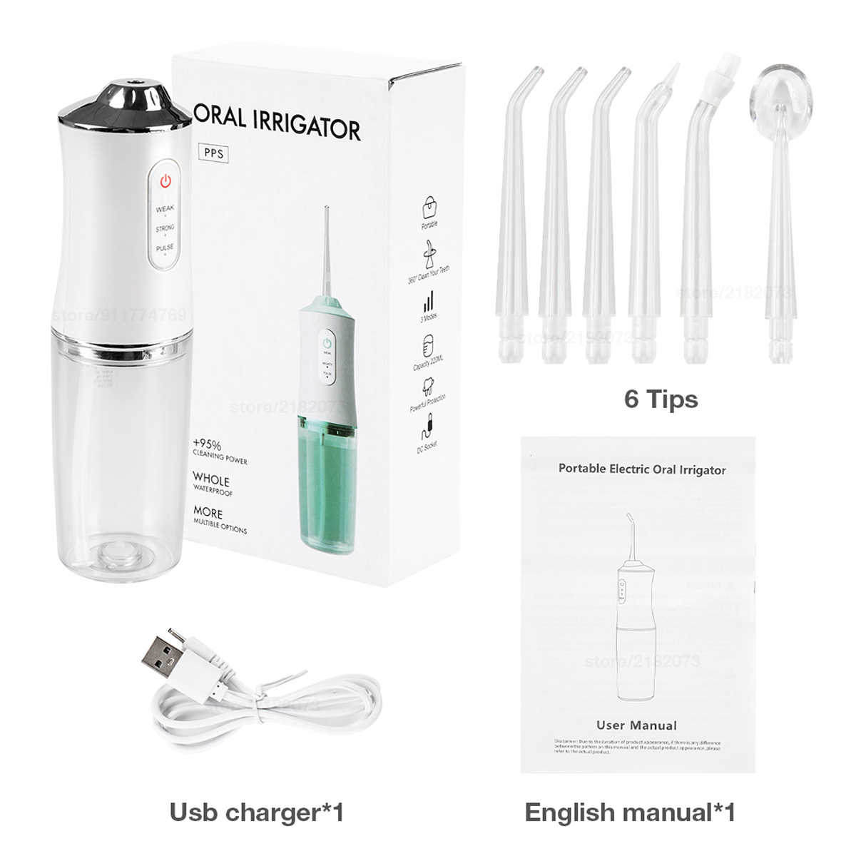 Ирригатор для зубов 230 мл Portable Oral Irrigator