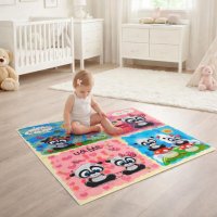 Детский коврик-пазл развивающий, игровой для ползания малышей Puzzle Mat 60 х 60 см 4 шт (C 73905)