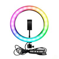 Кольцевая LED лампа для селфи MJ20 RGB