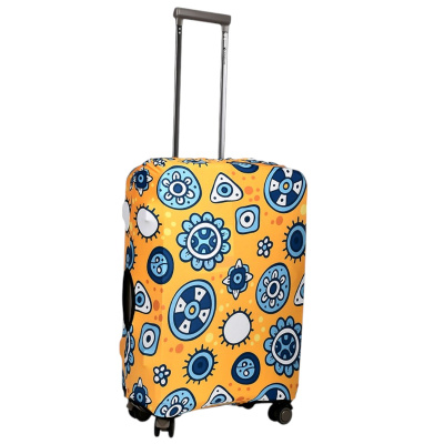 Чехол для чемодана Suitcase Cover 26"-29" (R100605-L) ("Цветы на желтом")