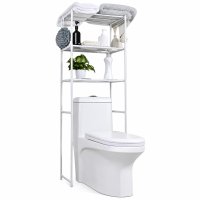 Полка стеллаж напольная над унитазом Toilet Rack 56 х 24 х 154 см (R30893)
