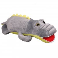 Игрушка плед трансформер 3 в 1 Happy Toys микрофибра (29269) Крокодил с шелухой