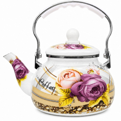 Чайник эмалированный A-PLUS 2.5 л (0964) ("Coffe")