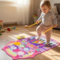 Детский музыкальный коврик 2 в 1 Music Blanket игрушка со звуками для детей (YYD-03)