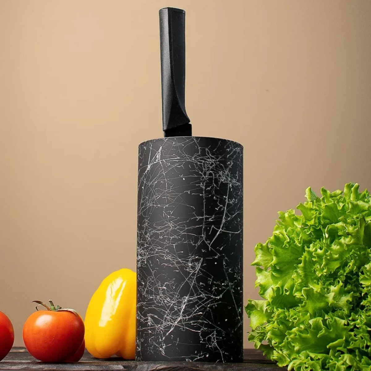 Подставка для ножей универсальная Marble 11 х 22 см (R41391)