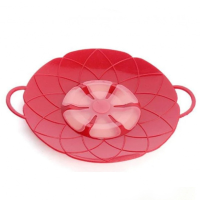 Крышка невыкипайка Spill stopper lid (101 TV) Силикон (Красный)