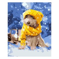 Картина_по_номерам_Собачка_в_желтой_шапочке_30х40_см.jpg