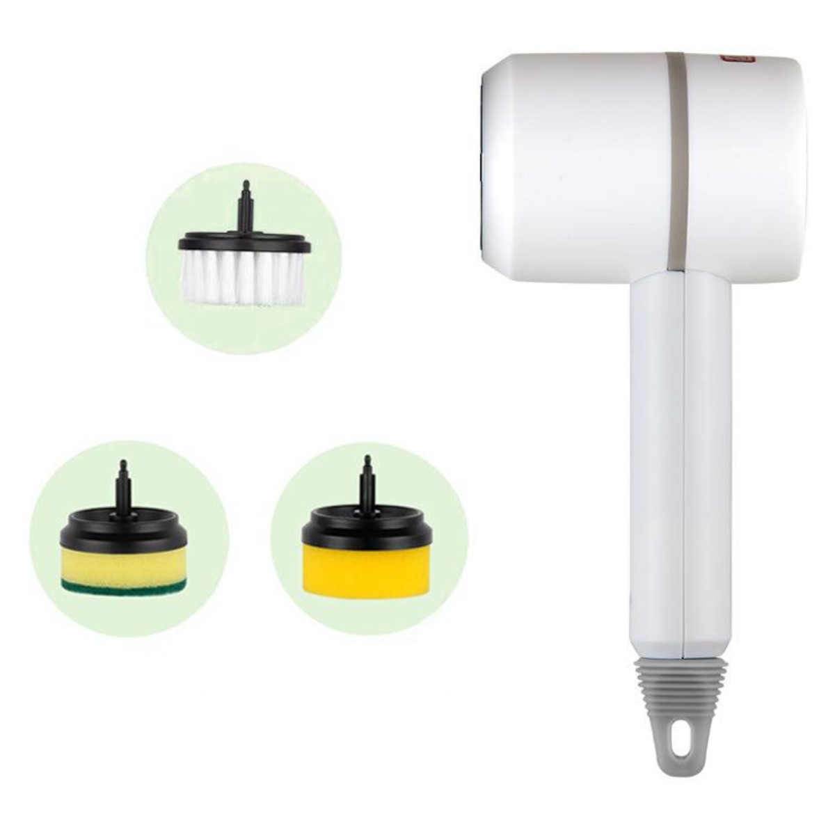 Щітка акумуляторна для миття посуду Electric Cleaning Brush зі змінними насадками 