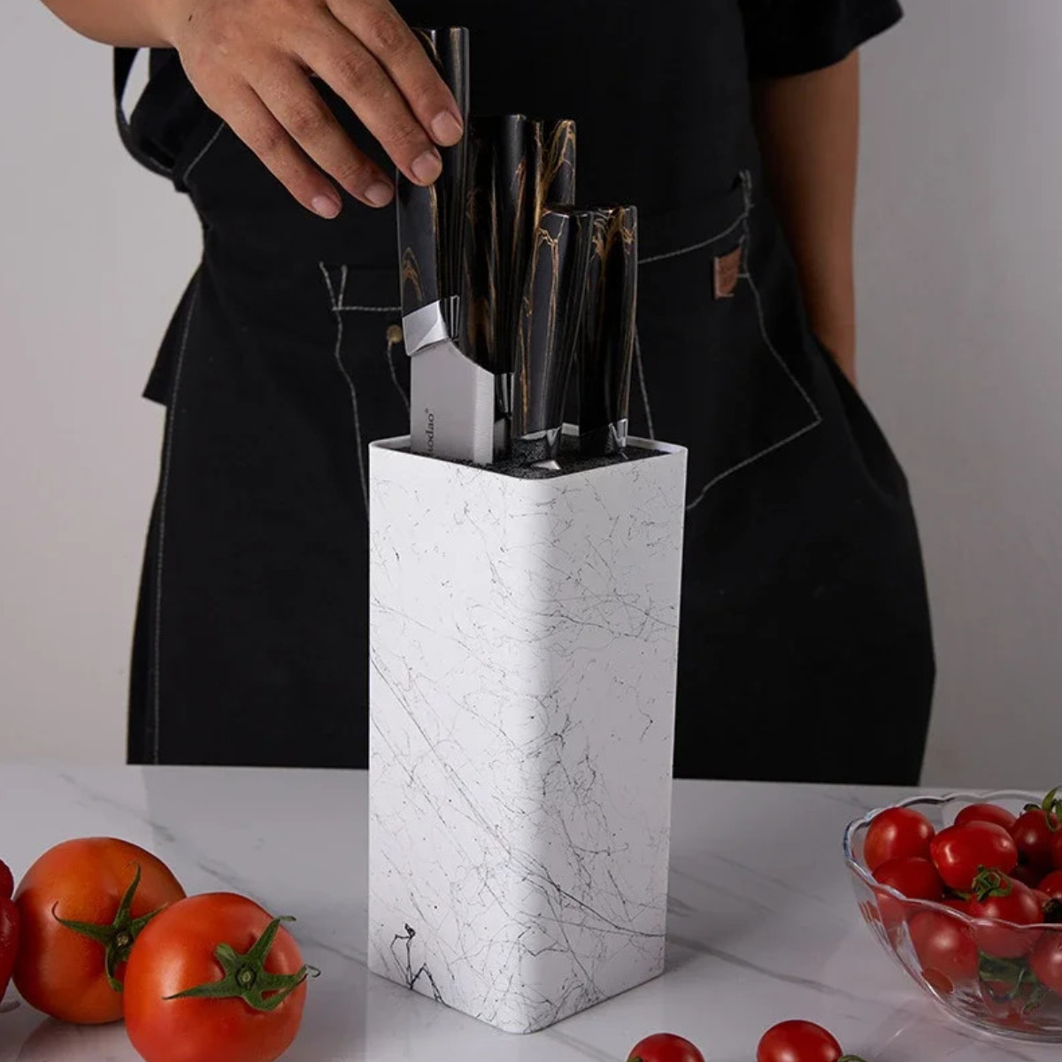 Подставка для ножей универсальная Marble 9.5 х 22.5 см (R41392)
