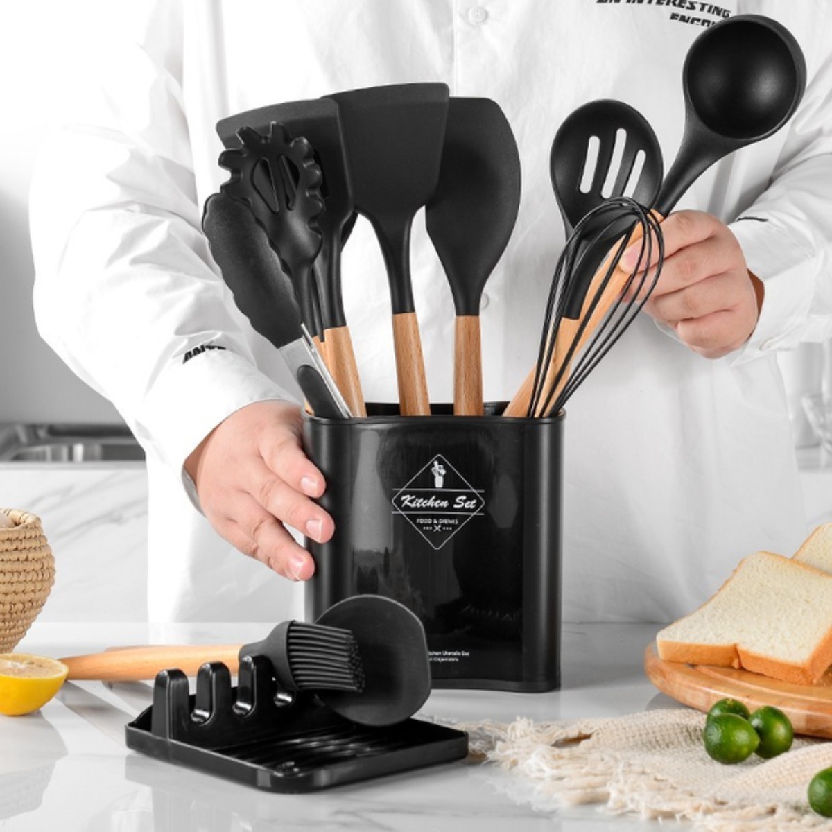 Набір кухонних предметів Kitchen Set 13 предметів Силікон