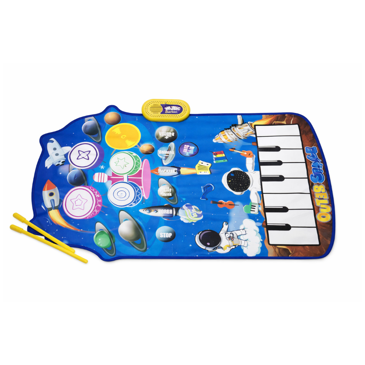 Дитячий музичний килимок 2 в 1 Music Blanket іграшка зі звуками для дітей (YYD-05)