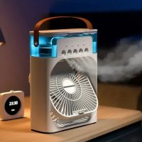 Портативный вентилятор, кондиционер с водяным охлаждением Air Cooler Fan 4 в 1 (580 AC)