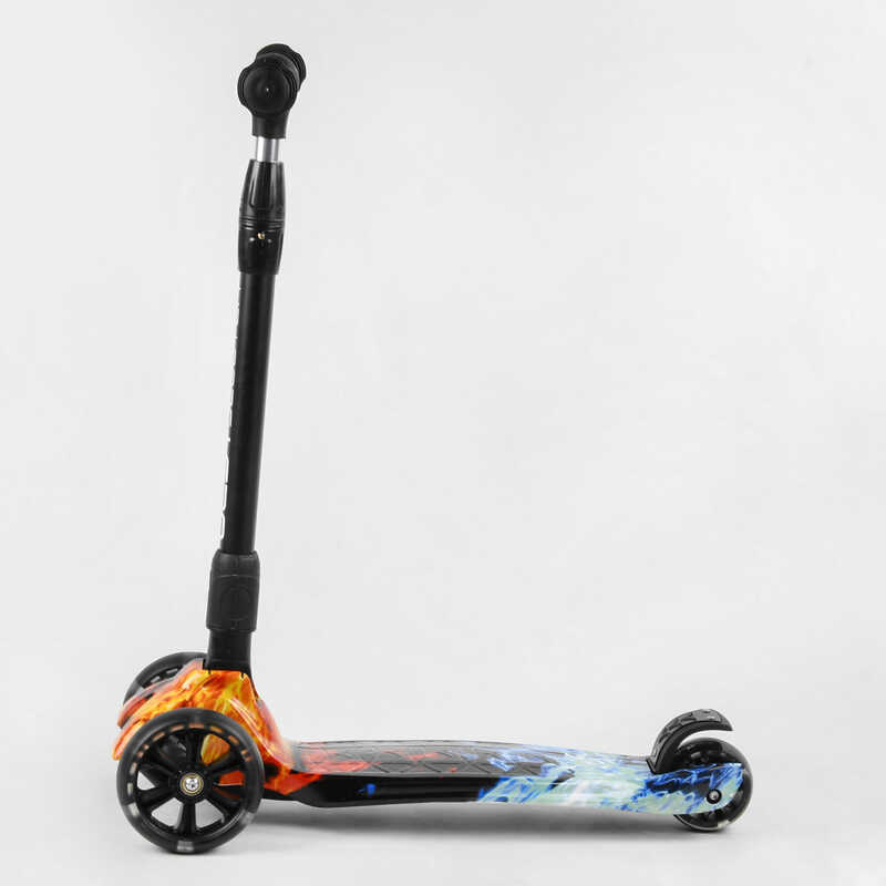 Самокат_трехколесный_Best_Scooter_76-455_MAXI_(6)_складной_алюминиевый_руль_3_колеса_PU_со_светом_пе